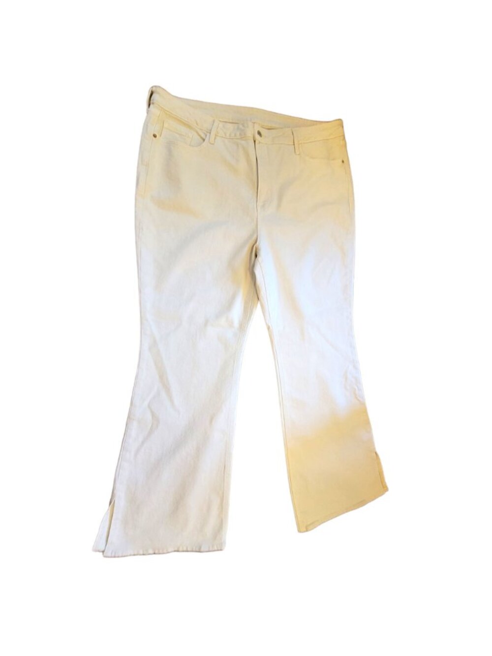 Old Navy Jeans Womans High Rise Flare Leg Bone Color Size 20 NWT JJ3093 - Picture 5 of 10